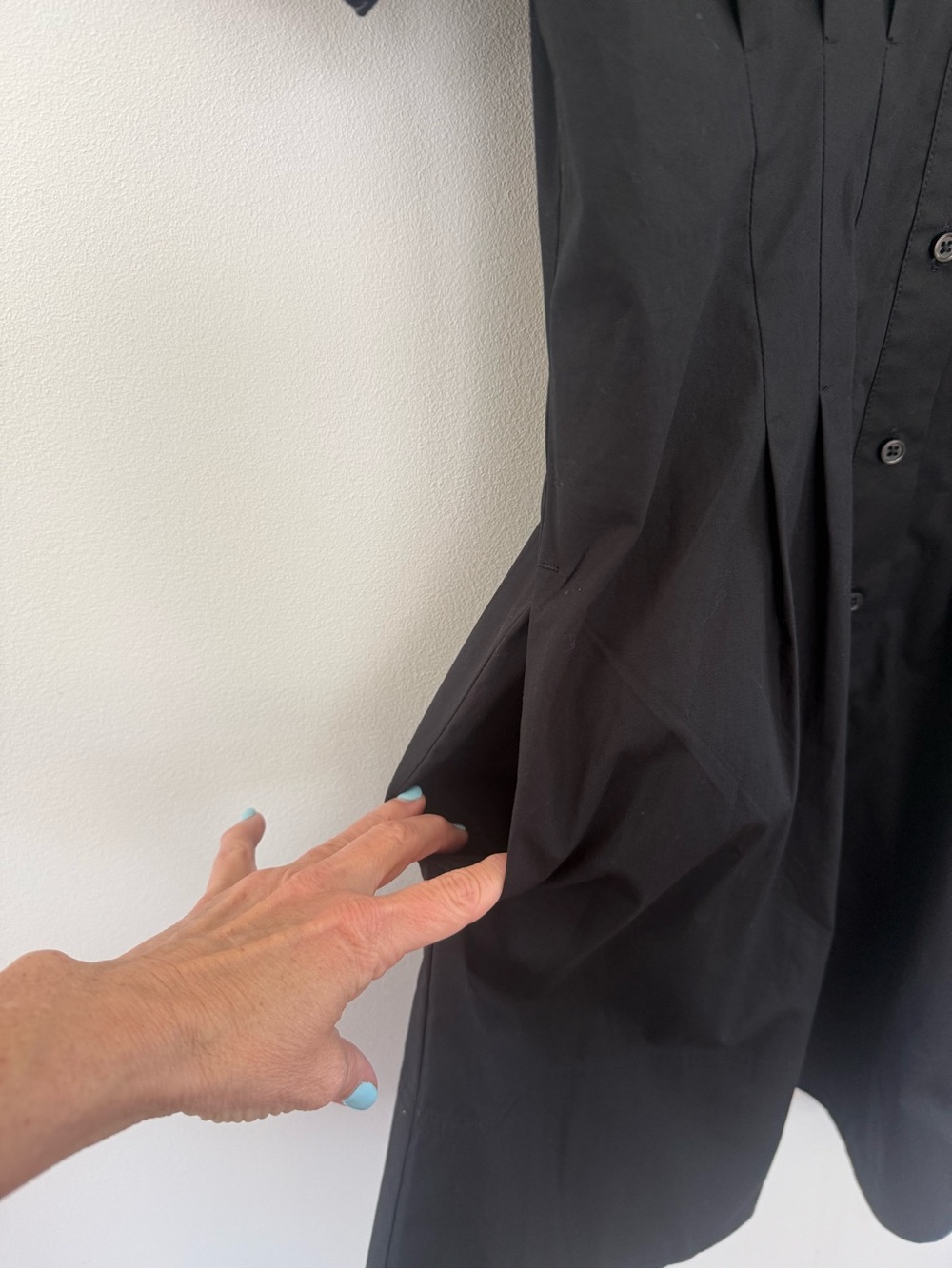 NWT J. Crew Wren Mini Shirt-Dress Cotton-Blend Poplin LBD Office Career Size 10 - Picture 10 of 15
